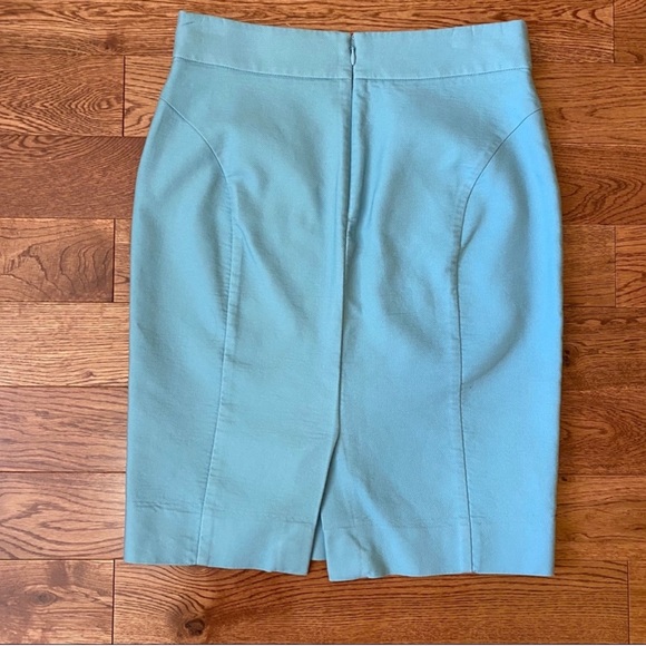 J Crew pencil skirt. Robins egg blue. - Picture 3 of 8